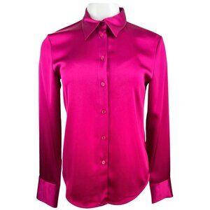 Pink Satin Wilfred Blouse